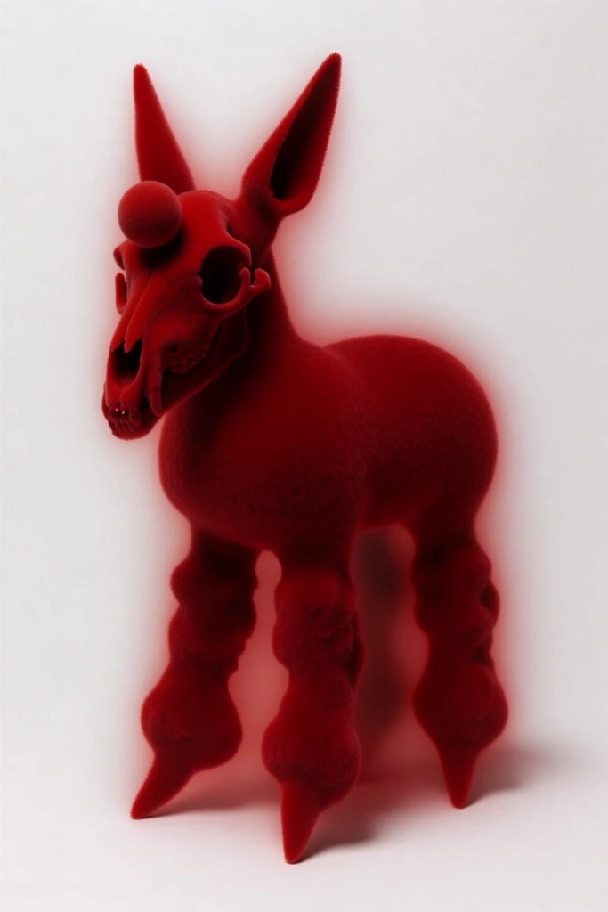 Crimson Surrealist Editorial style AI image example 3