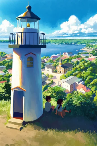 Vibrant Nostalgic Anime style reference image — vibrant saturated colors