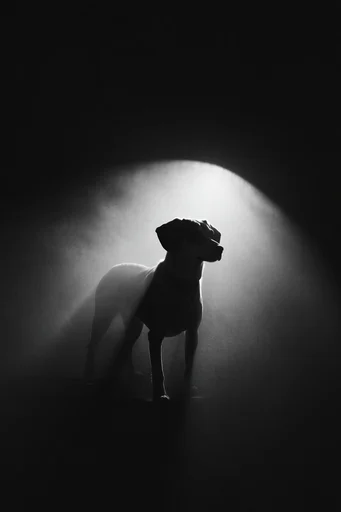 Monochrome Spectral Minimalism style reference image — minimalist composition