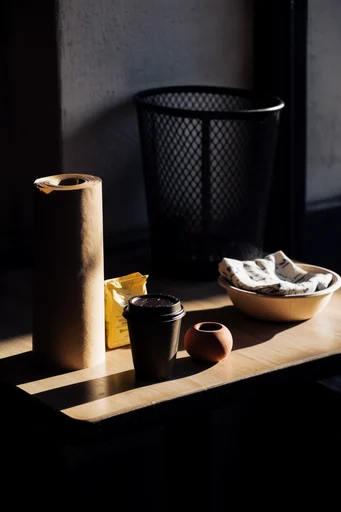 Cinematic Urban Chiaroscuro style reference image — high-contrast urban geometry