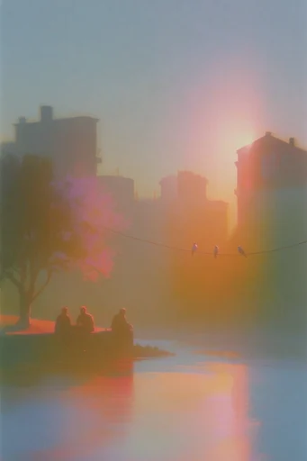Ethereal Pictorialist Haze style reference image — soft focus diffusion