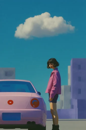 Luminous Surrealist Sky style reference image — high-fidelity render