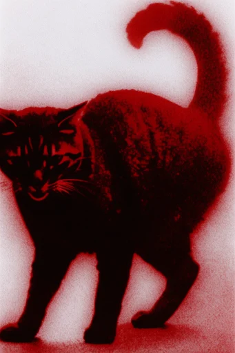 Nocturnal Crimson Infrared style reference image — high contrast chiaroscuro