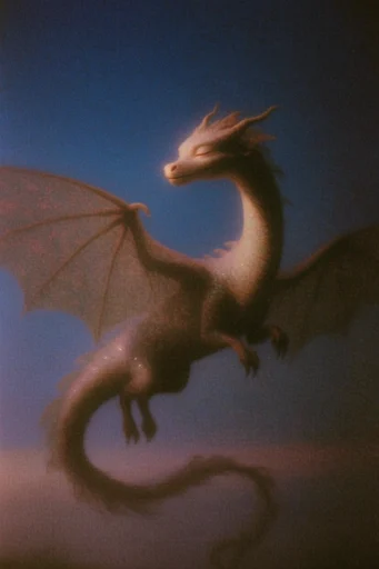 Ethereal Analog Nostalgia style reference image — muted twilight palette