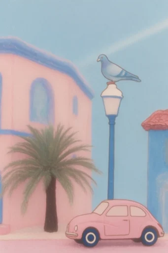 Ethereal Pastel Nostalgia style reference image — soft-focus haze