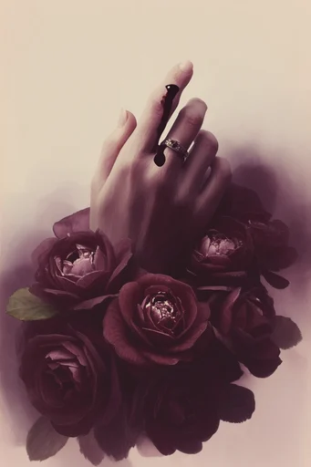 Ethereal Painterly Botanica style reference image — dreamy ethereal glow