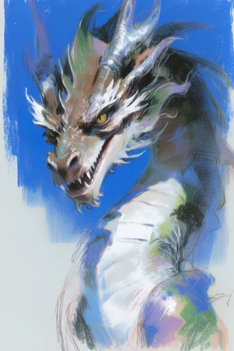 Ethereal Sketch Synthesis style reference image — visible pencil texture