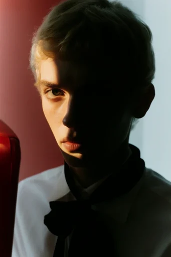 Graphic Chiaroscuro Minimalism style reference image — high-contrast studio lighting
