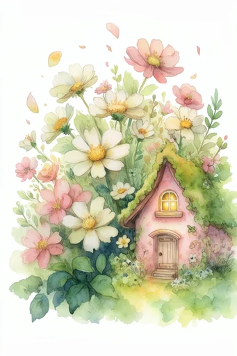 Whimsical Storybook Illustration style reference image — hand-drawn texture