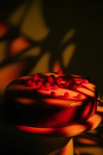 Amber Chiaroscuro Komorebi style reference image — cinematic intimacy