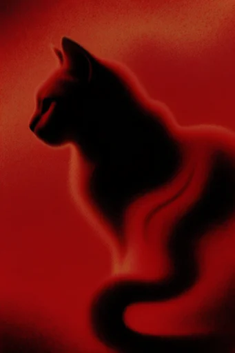 Spectral Thermal Noir style reference image — lo-fi horror atmosphere
