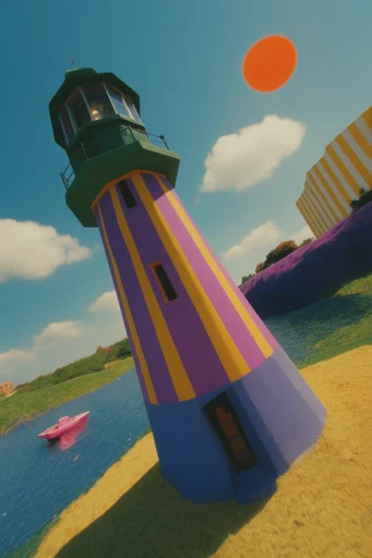 Raw Retro Snapshot style reference image — saturated retro colors