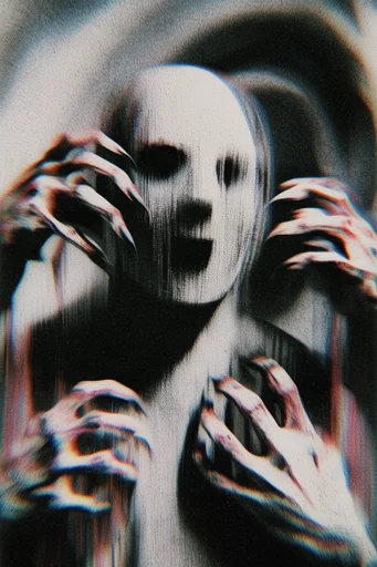 Ethereal Analog Dread style reference image — spectral distortion