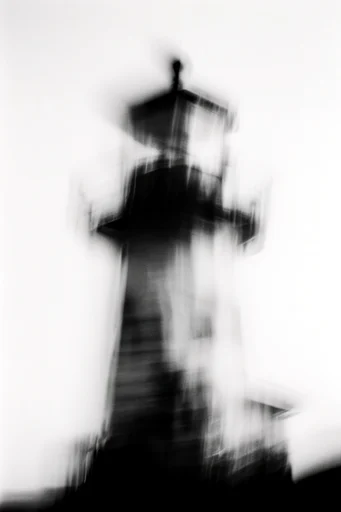 Kinetic Monochrome Noir style reference image — chiaroscuro lighting