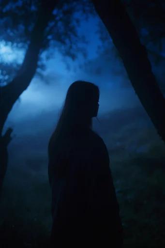 Ethereal Nocturnal Silhouette moodboard — generate AI images in this style
