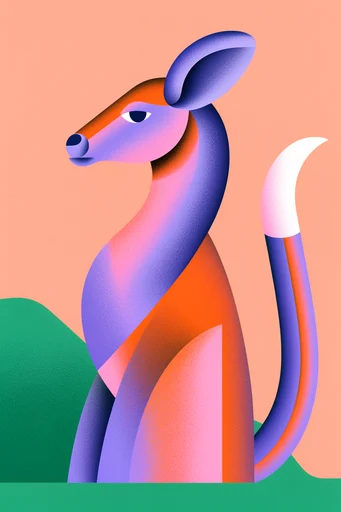 Graphic Surrealist Collage style AI image example 3