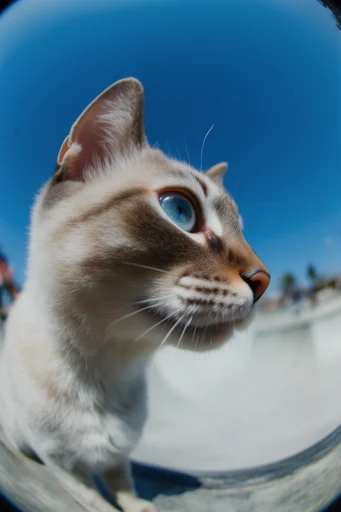 Dynamic Fisheye Perspective style reference image — dynamic streetwear aesthetic