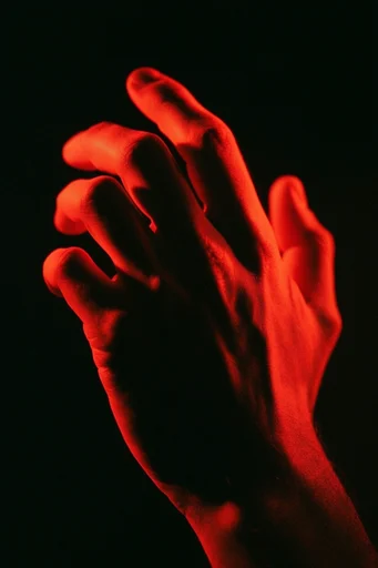 Cinematic Crimson Noir style reference image — chiaroscuro lighting