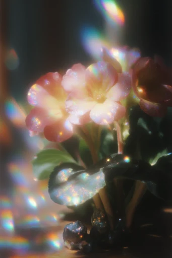 Prismatic Ethereal Glamour style reference image — high-contrast chiaroscuro