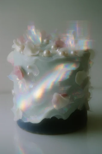 Prismatic Digital Fragmentation style reference image — surreal digital decay