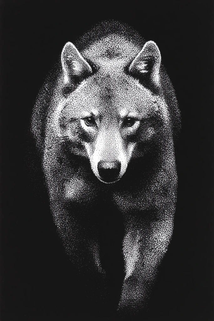 Gritty Chiaroscuro Noir style AI image example 3