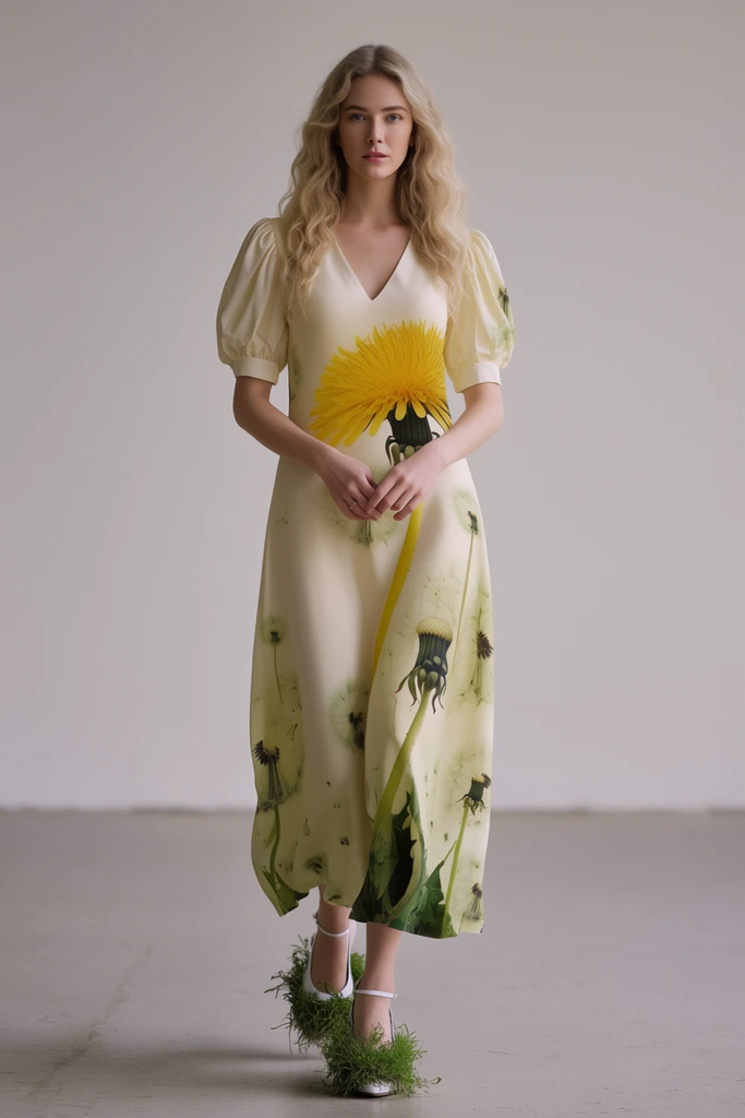 Minimalist Surrealist Couture style AI image example 2