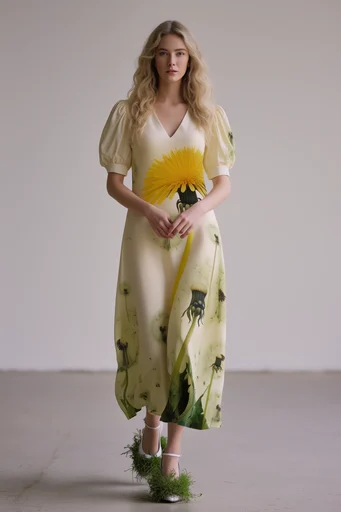 Minimalist Surrealist Couture style reference image — high-fashion editorial