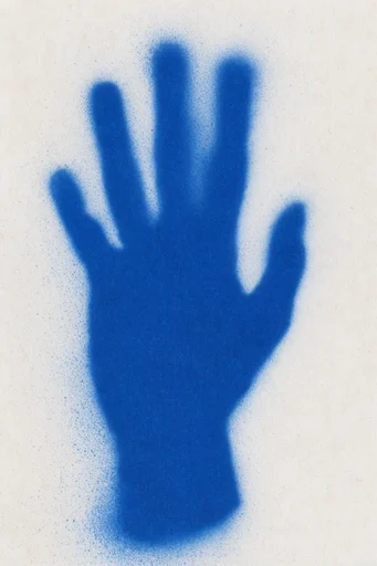 Monochromatic Cobalt Noir style reference image — cobalt and indigo