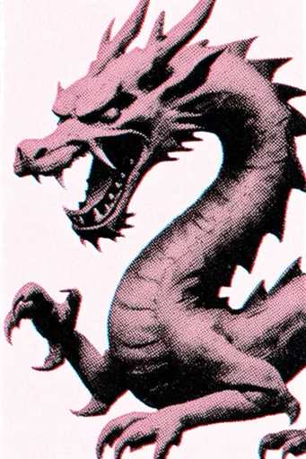 Graphic Halftone Pop style reference image — high contrast pop art