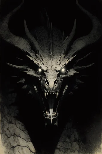 Sacred Gilded Void style reference image — sacred dark art