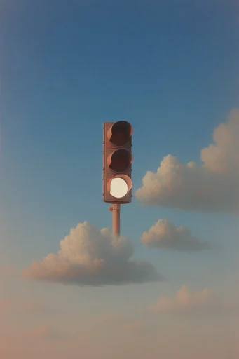 Ethereal Surrealist Geometry style reference image — pastel color palette