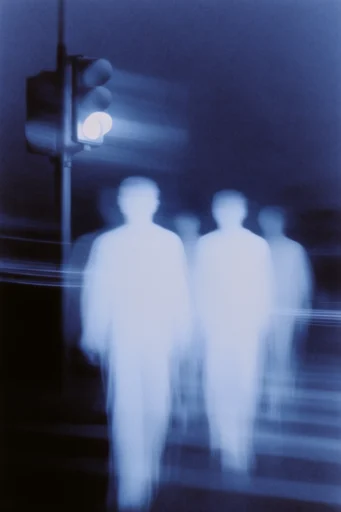 Spectral Indigo Cyanotype style reference image — haunting indigo aesthetic