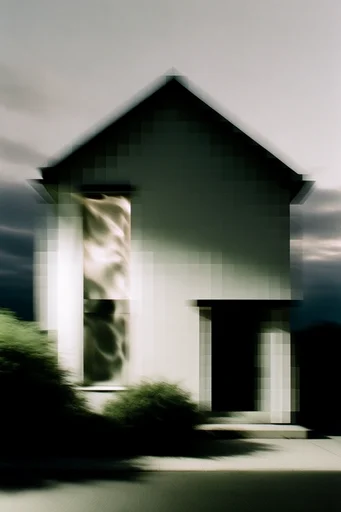 Minimalist Temporal Distortion style AI image example 4