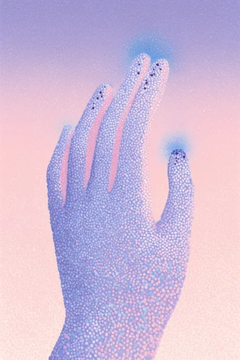 Pointillist Dream Tapestry style reference image — intricate linework