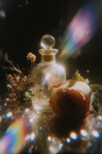 Spectral Prismatic Etherealism style reference image — prismatic light leaks
