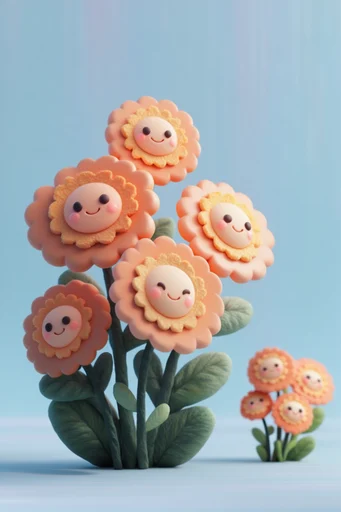 Tactile Whimsy World style reference image — vibrant whimsical render