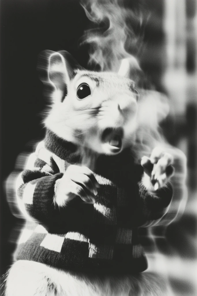 Spectral Kinetic Noir style AI image example 3