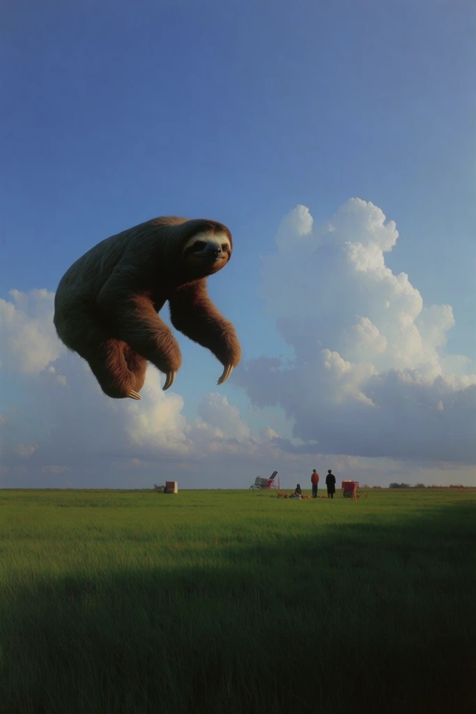 Oneiric Geometric Surrealism style AI image example 3