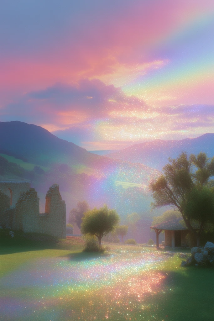 Ethereal Iridescent Nostalgia style AI image example 2