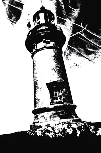 Raw Post-Punk Minimalism style reference image — gritty halftone