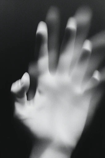 Ethereal Grain Monochrome style reference image — soft-focus blur
