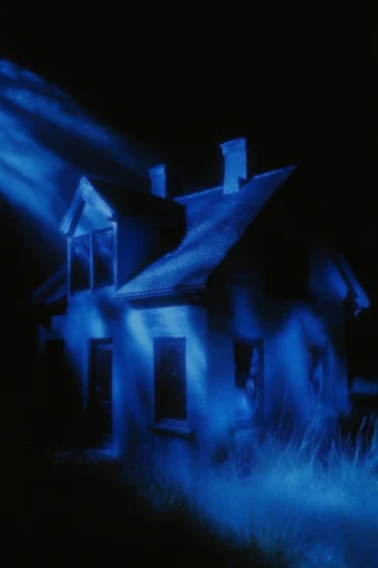 Cinematic Cobalt Noir style AI image example 4