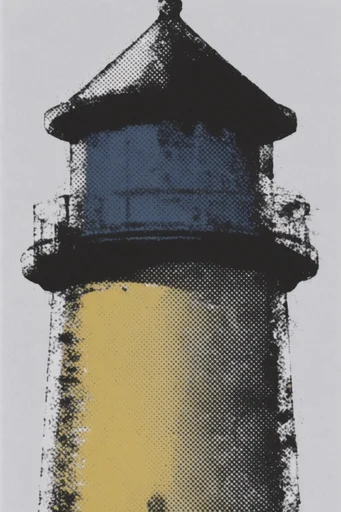 Acid Grime Halftone style reference image — gritty screenprint aesthetic
