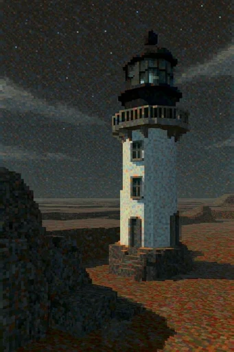 Nostalgic Pixel Liminality style reference image — dithered textures