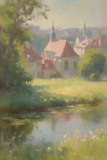 Luminous Impressionist Wilderness style reference image — impressionist oil painting