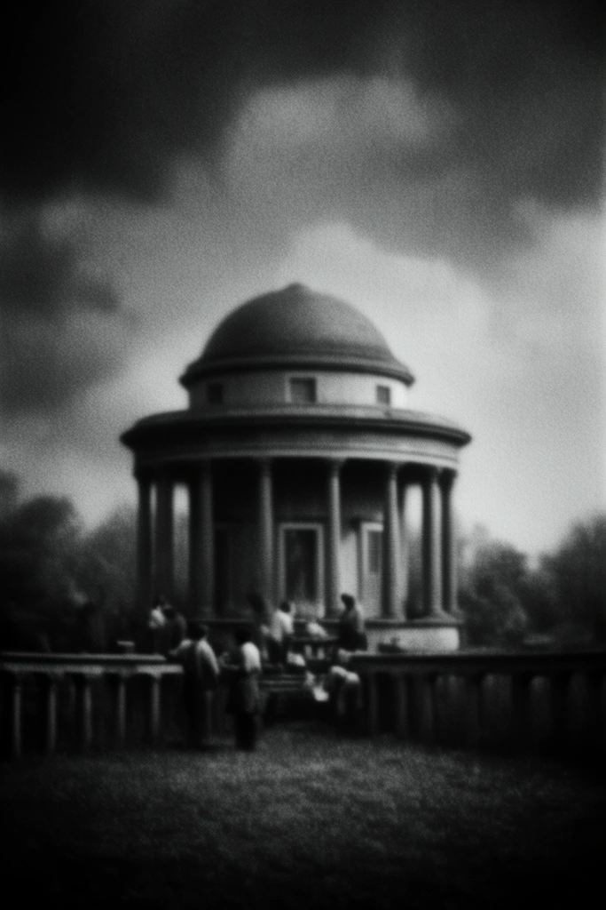 Ethereal Pictorialist Noir style AI image example 2