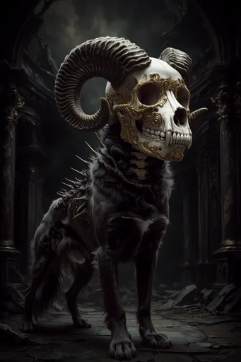Opulent Gothic Surrealism style reference image — macabre elegance