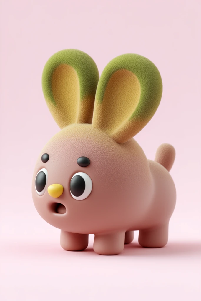 Whimsical Tactile 3D style AI image example 3
