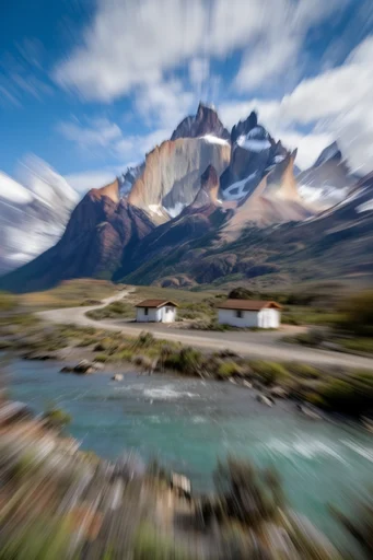 Kinetic Velocity Blur style reference image — motion blur