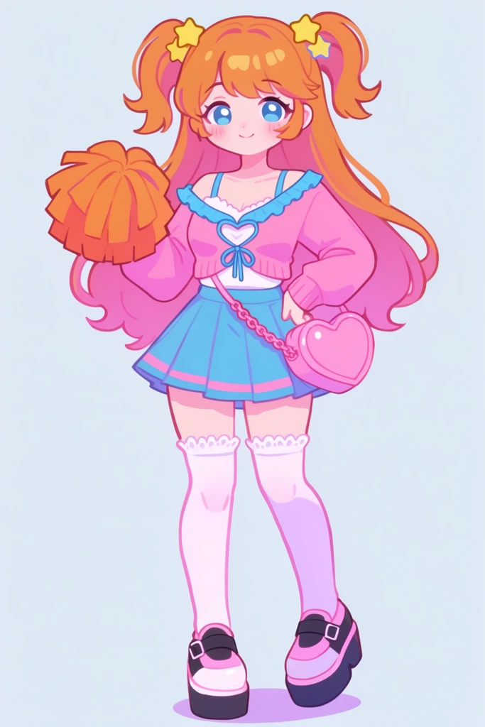 Neon Pastel Kawaii Core style AI image example 1